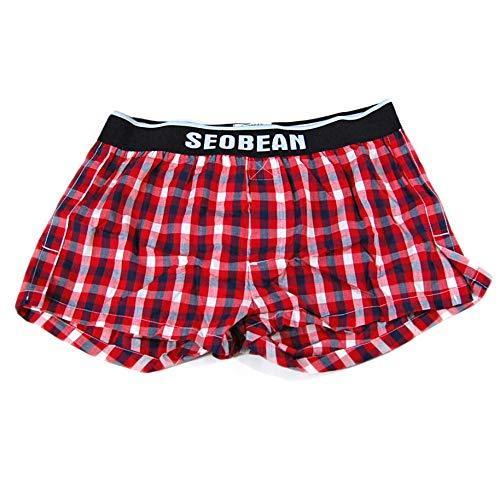 クラシック Ahj メンズ トランクス 男 の 赤系 パンツ ３枚 セット ｌ Xl Xxl サイズ おしゃれ 綿 通気 快適 レッドバラエティ Heartlandgolfpark Com