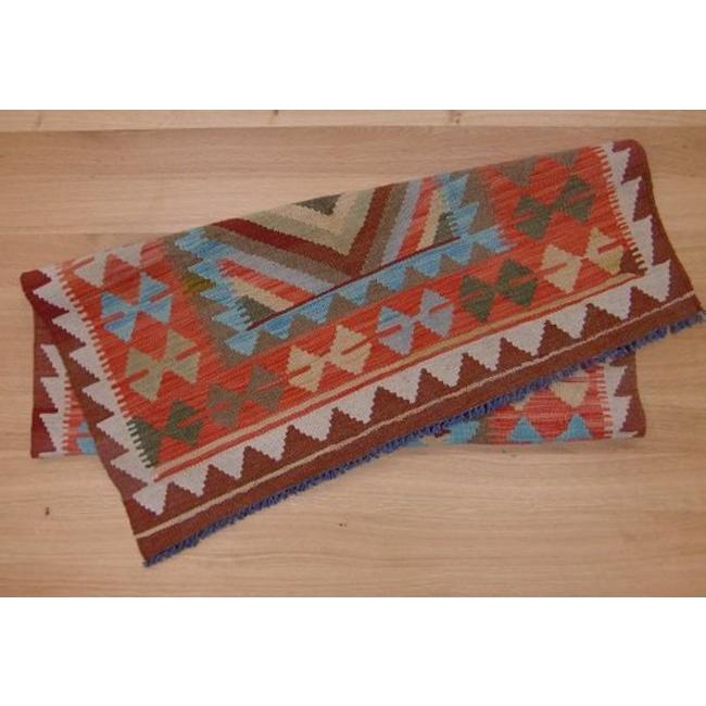 ペルシャキリム［セミオールド・手織り草木染］ ペルシャ手織りキリム セミオールド 草木染 直輸入 サイズ約164×98cm