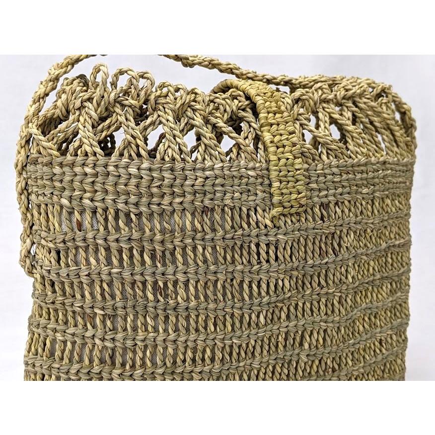 会津伝統工芸ヒロロ細工　ショルダーバッグ ヒロロ細工 籠バッグ 奥会津かごバッグ 国産 女性用 ショルダー