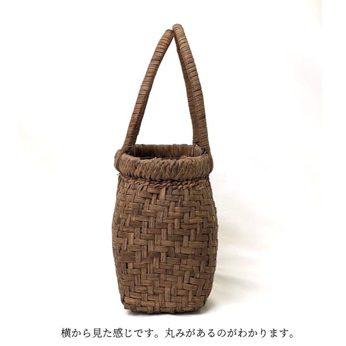 山葡萄かごバッグ 国産 網代編み 奥会津三島 編み組み細工 内布 山葡萄かごバッグ 国産 網代編み 奥会津三島 編み組み細工 内布