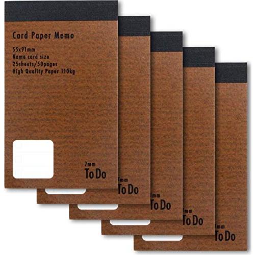 Zisa ジーサ メモ帳 ミニサイズ To Do リスト 5冊セット ブラウン Nb08 12 Cccotoae77b9cf5 ことことひろば 通販 Yahoo ショッピング