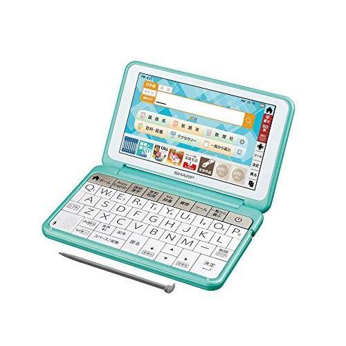 シャープ ことことひろばのシャープ カラー電子辞書 Brain 中学生モデル グリーン系 グリーン系