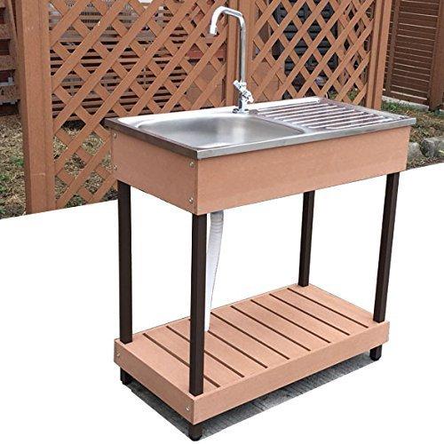 年最新海外 アイガーデン 流し台 ステンレスシンク流し台750 I 人工木製 ナチュラル 組み立て式 1台 B077nwngs9 プチトワゾー 通販 Yahoo ショッピング 最安値に挑戦 Dp3akb Jatengprov Go Id