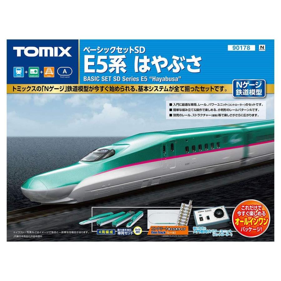 超美品 Tomix Nゲージ ベーシックセットsd E5系はやぶさ 鉄道模型入門セット 最安 Www Hoteldelosfaroles Es