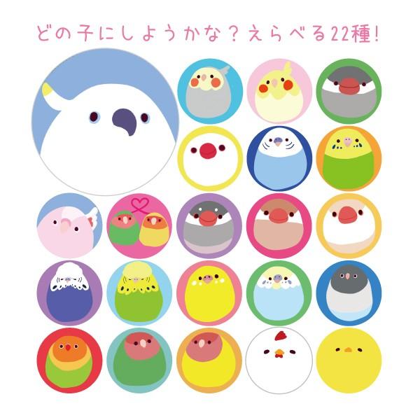 なごみシリーズ 缶バッジ コザクラインコ ペア クリックポスト対応 インコ ラブバード ことりカフェオンラインショップ 通販 Yahoo ショッピング