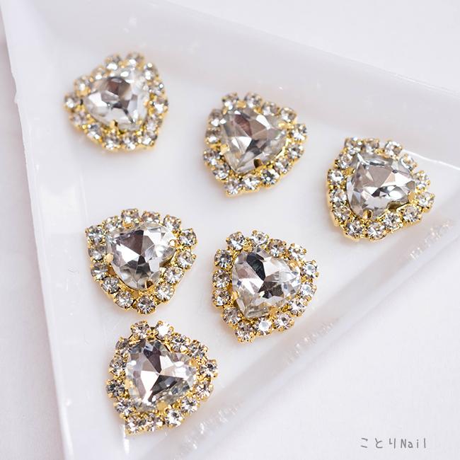 囲み ビジュー ハート ストーン ジュエリー ネイルパーツ 1個入 各色 ネイル パーツ ネイルジュエリー セルフネイル ジェルネイル ゆめかわいい 韓国 量産型 K Jewelry0007 ことりnail 通販 Yahoo ショッピング