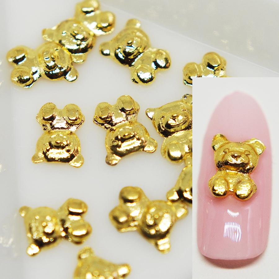 おすわりテディベア メタル ネイルパーツ 5個入 ゴールド シルバー ネイル パーツ メタルパーツ セルフネイル ジェルネイル ゆめかわいいネイル K Metal0003 ことりnail 通販 Yahoo ショッピング