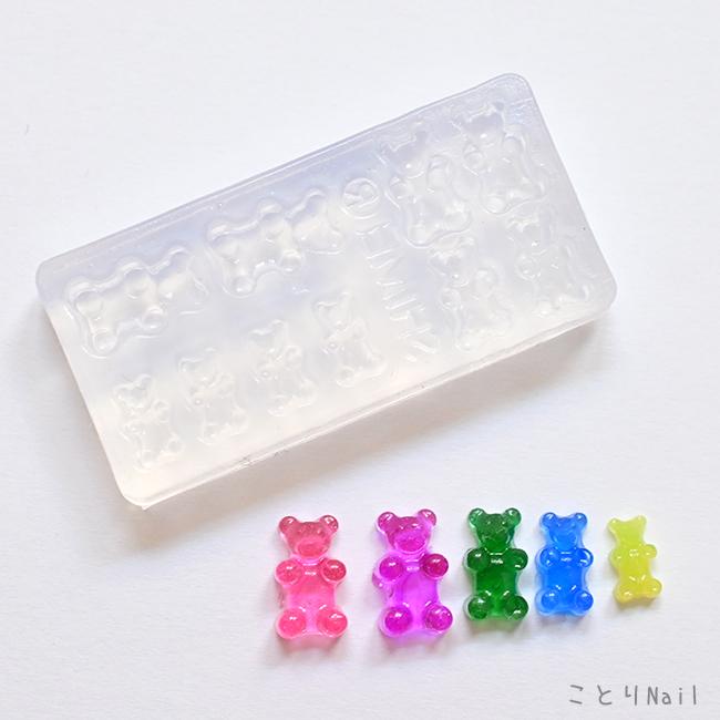 シリコン モールド グミベア ネイル用品 シリコンモールド ネイル パーツ デコ ネイルデコ セルフネイル ジェルネイル うるうる ゆめかわいい K Youhin0004 ことりnail 通販 Yahoo ショッピング