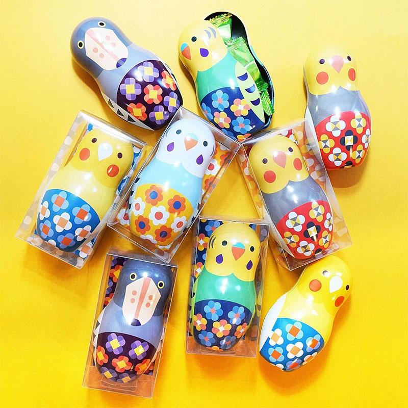 KOTORITACHI】 2026 コトリョシカ缶チョコ ◇◇ セキセイインコ