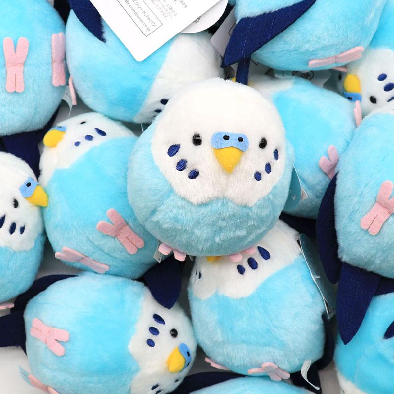 ことりすまいる】 セキセイインコ ブルー ぬいぐるみ 1羽 ◇◇グッズ