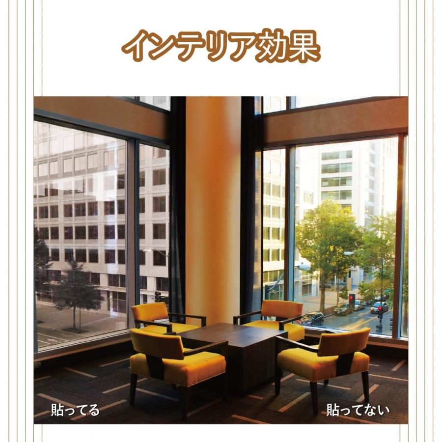 窓ガラスフィルムガラス 台風対策 暴風対策 破片飛散防止 マジックミラー 透明断熱フィルム めかくしシート 紫外線カットブラウンシルバー 2枚入 60cm 0cm Brown2 60 0 Koto Shopping 通販 Yahoo ショッピング