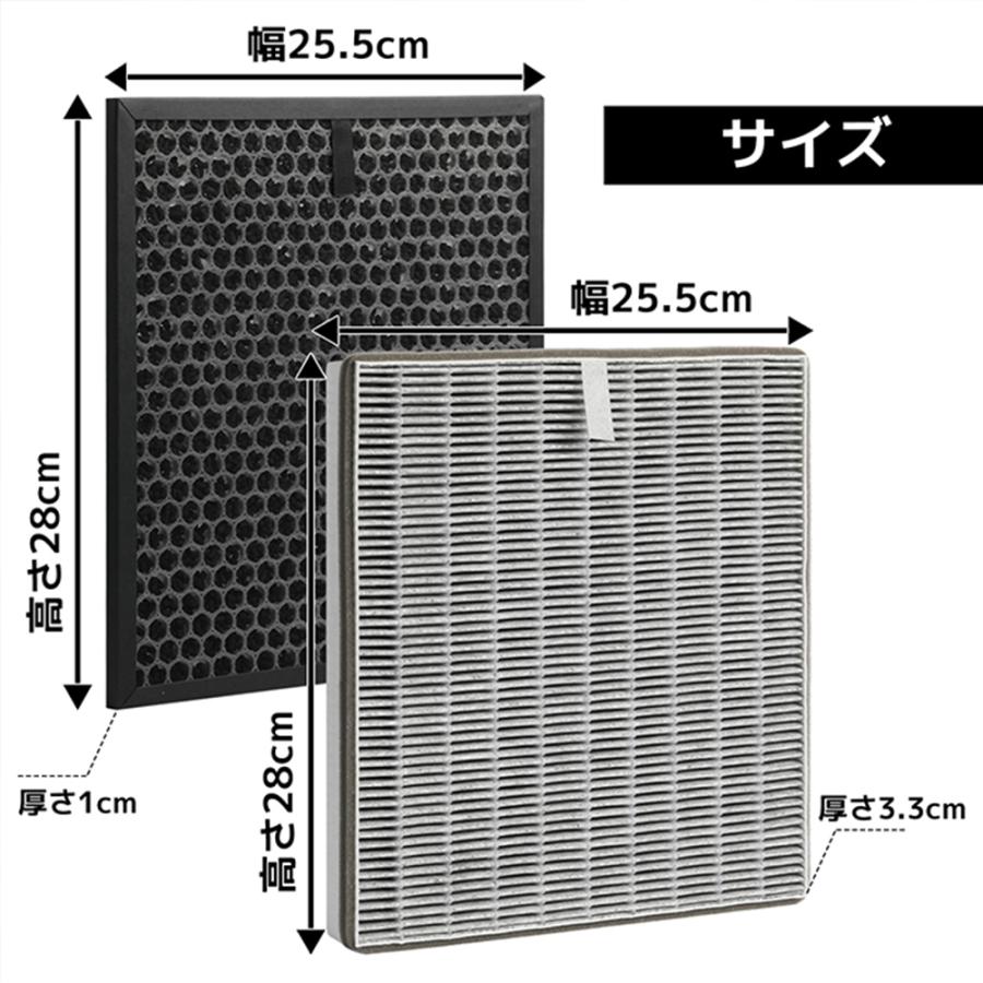 空気清浄機能付除湿機 DCE-120交換フィルター DCE-120HF と DCE-120TF