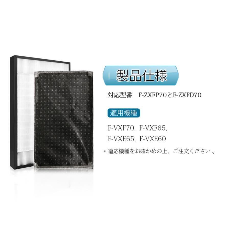 空気清浄機交換用フィルター パナソニック交換用集じんフィルターf-zxfp70（1枚）と脱臭フィルターf-zxfd70（1枚） (F-ZXFP70とF-ZXFD70)｜kotoshopping｜04