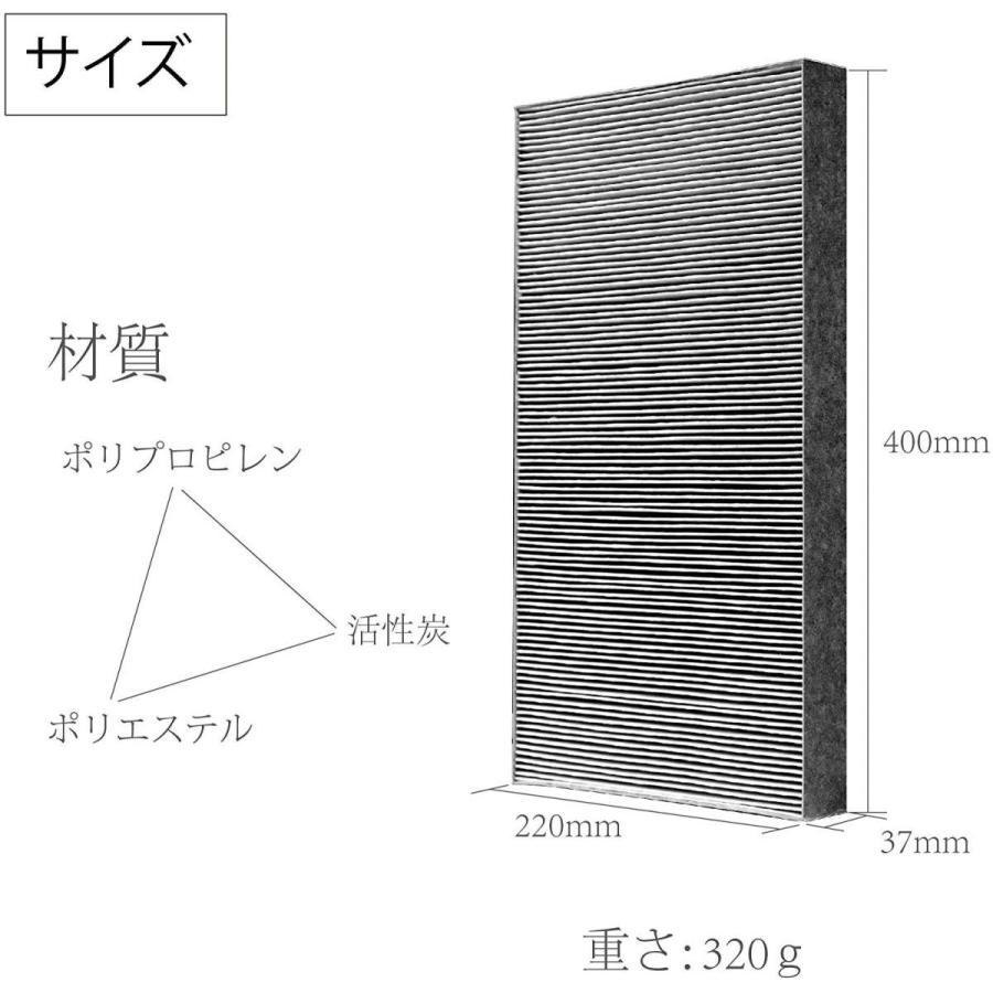 シャンプ 空気清浄機交換フィルター 集じん・脱臭一体型フィルターfz