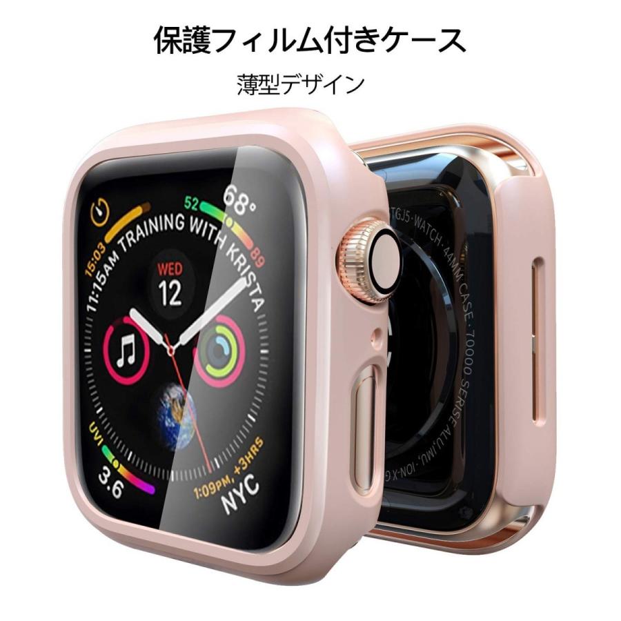 【在庫一掃セール】Apple Watch 40mm アップルウォッチ4/5 /6カバーフィルム PET 超薄型 全面保護 耐衝撃 PC 対応