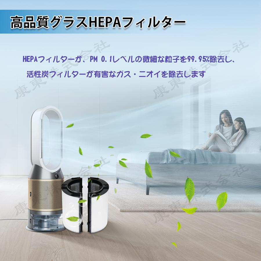 ダイソン(dyson) 一体型リサイクルグラスHEPA・活性炭フィルター モデル (TP06/HP06/TP07/HP07/TP7A/TP09/HP09などに対応互換品｜kotoshopping｜07