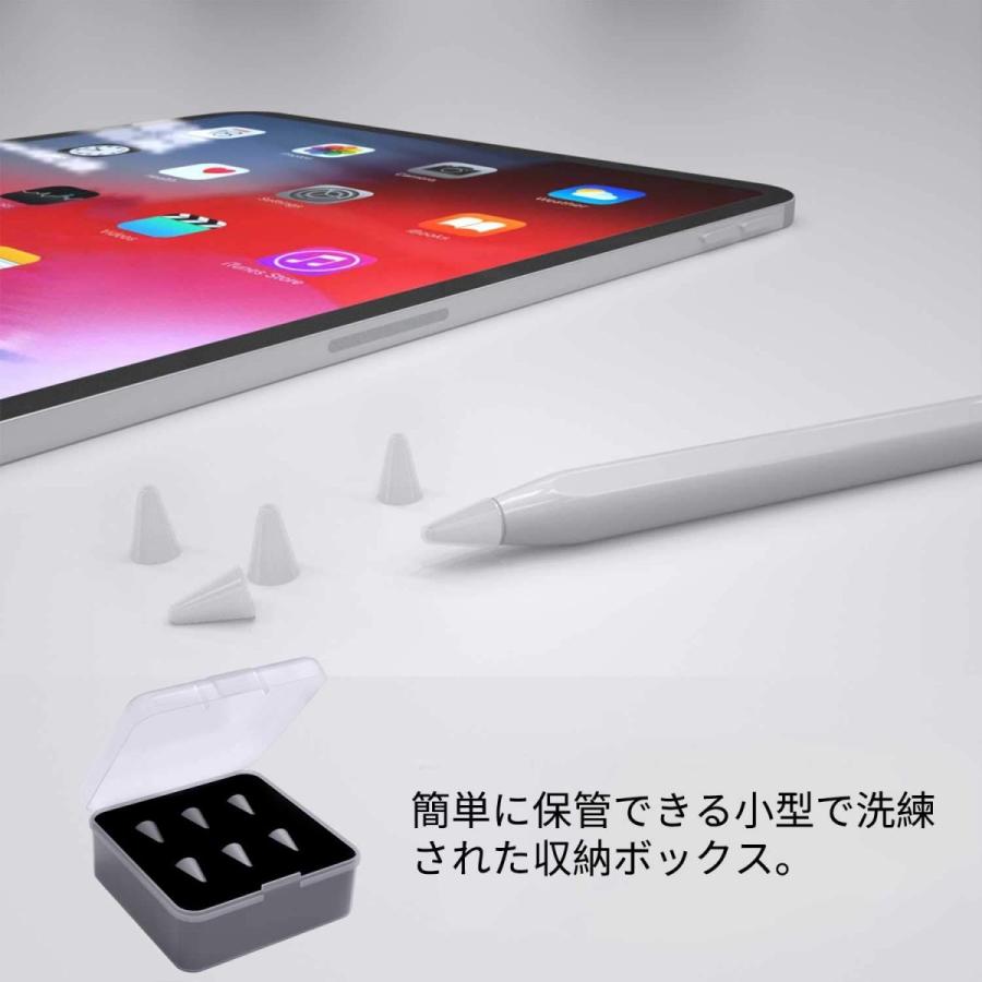Apple Pencil ペン先 アップルペンシル 2保護カバー第1世代 第二世代 ペン先 つけペン超薄tips脱着簡単摩擦を増やす静かな滑り止め6個入り 透明 Transparent Nib Cover Koto Shopping 通販 Yahoo ショッピング