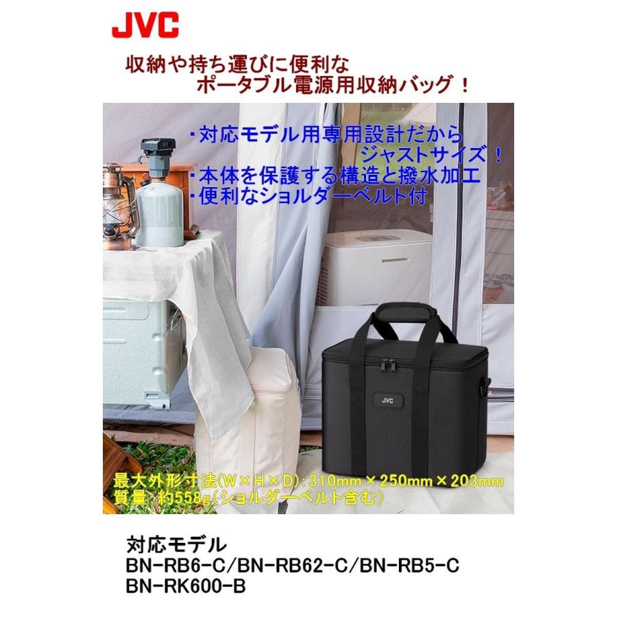 JVC ポータブル電源用収納バッグ BH-B20 ポータブル電源 保護ケース 耐