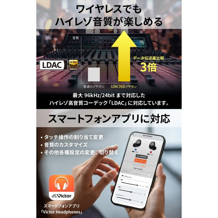 Victor(オーディオ) Victor 高音質ノイズキャンセリング 完全 Victor(オーディオ) Victor 高音質ノイズキャンセリング 完全