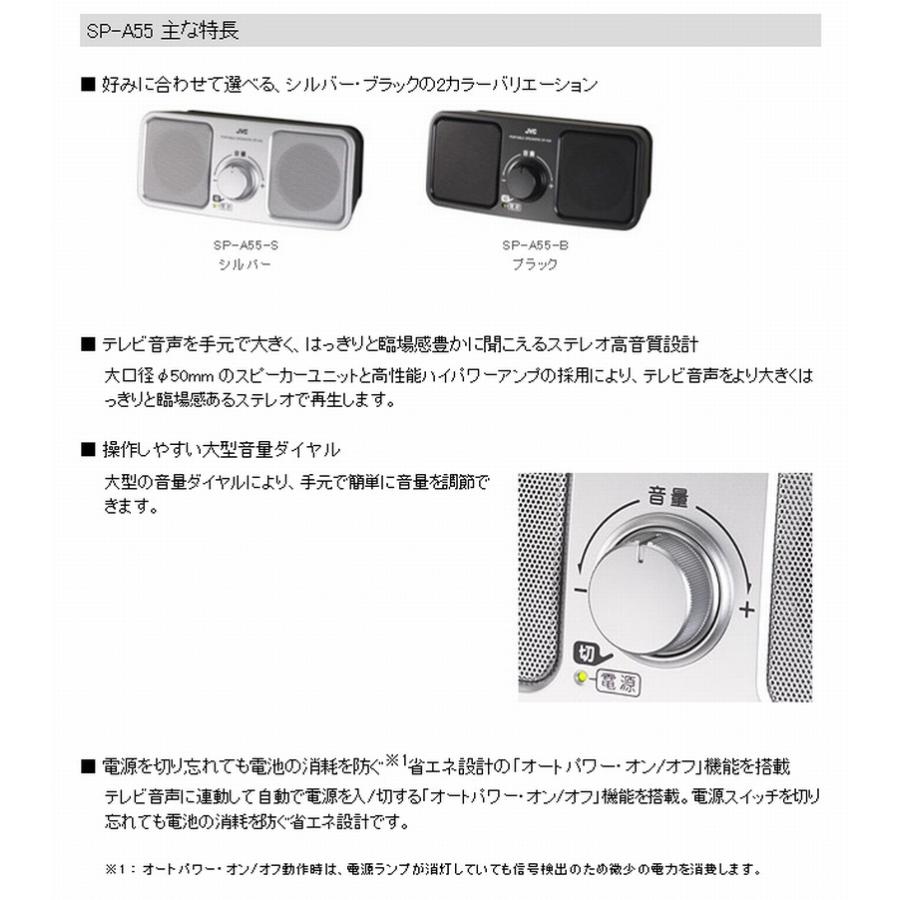 JVC お手元スピーカー SP-A55 高音質 ステレオ 簡単操作 ロング JVC お手元スピーカー SP-A55 高音質 ステレオ 簡単操作 ロング