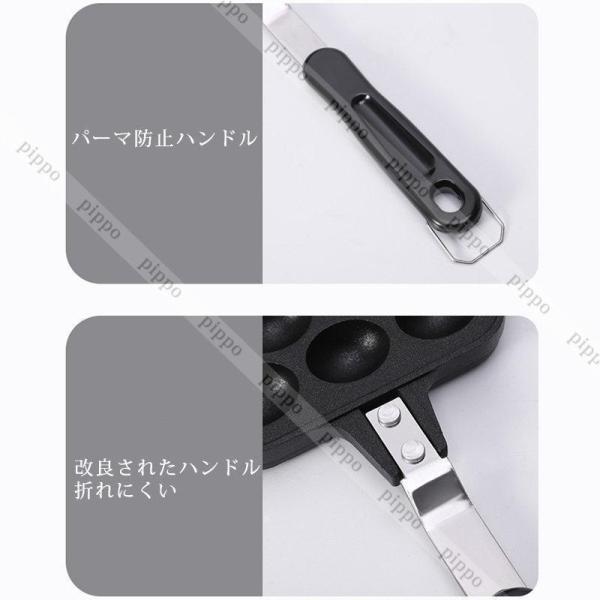 カステラメーカー 30穴 直火 ガス火専用 ベビーカステラ Egg puff 丸々