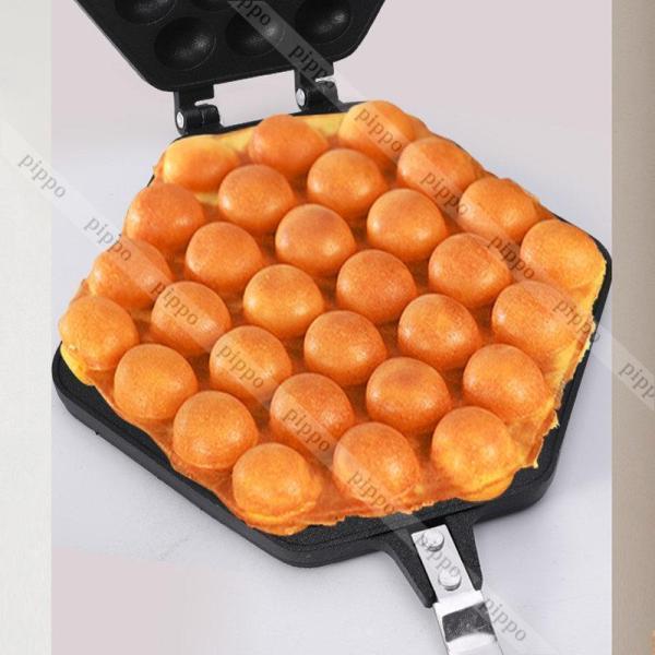 カステラメーカー 30穴 直火 ガス火専用 ベビーカステラ Egg puff 丸々