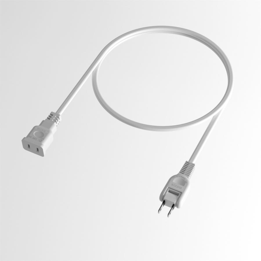 15A 延長コード 1個口 0.5m 電源タップ ホワイト  1500W 二重被覆  電源延長コード 延長ケーブル 電源コード ソフト トラッキング  スイングプラグ 断線に強い |  | 02