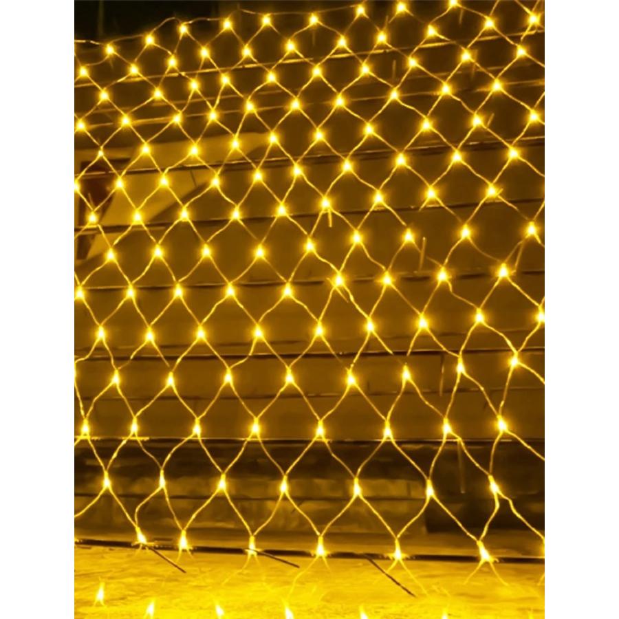 ネットライト 2M×3M たっぷり 360球 3本まで連結可能 イルミネーションライト クリスマスライト 防雨 屋外使用可能 網 パーティー  屋外 イベント ライト LED |  | 17