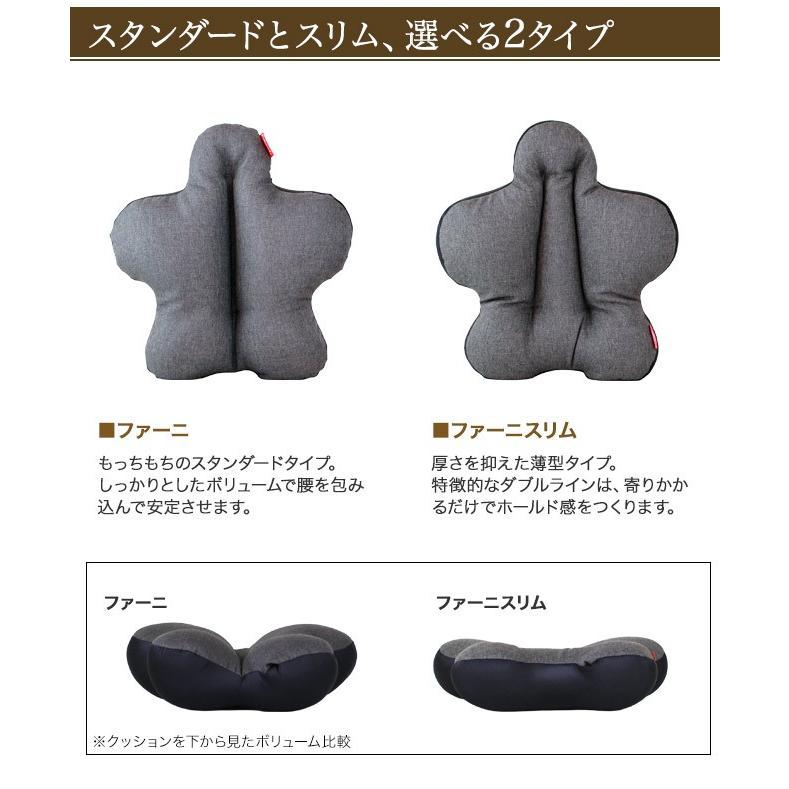 腰痛 クッション ビーズクッション オフィス 腰痛対策 骨盤矯正 腰当て ギフト cucu キュッキュッ ファーニ 腰用クッション｜kotubanshop｜05