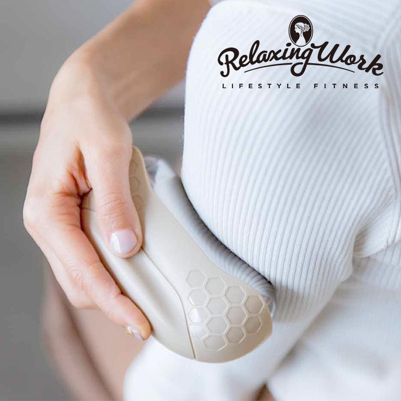 990円 50 Off マッサージグッズ ツボ押し リラックス 腕 足 肩 デコルテ コリ対策 温冷 ギフト リラクシングワーク Relaxingwork ノーブル リセットローラー Fit