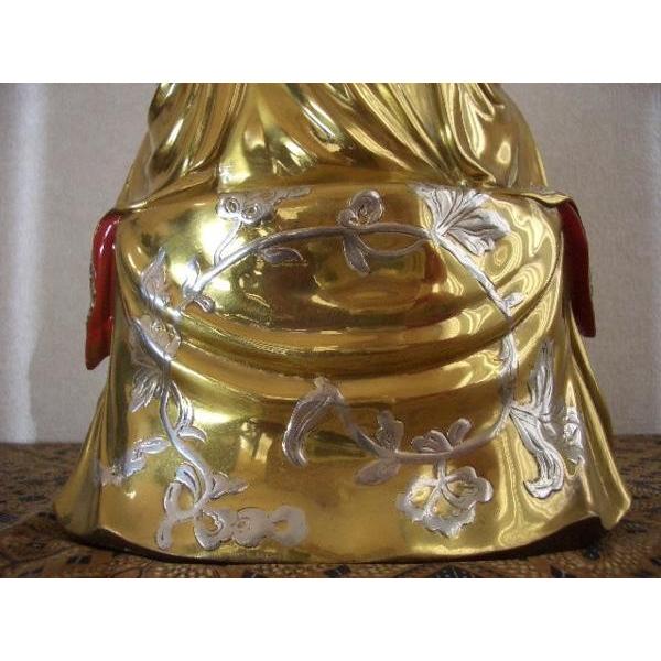 仏教美術 鍍金 如来坐像 高10.5cm(A279) 仏教美術 鍍金 如来坐像 高10.5cm(A279)