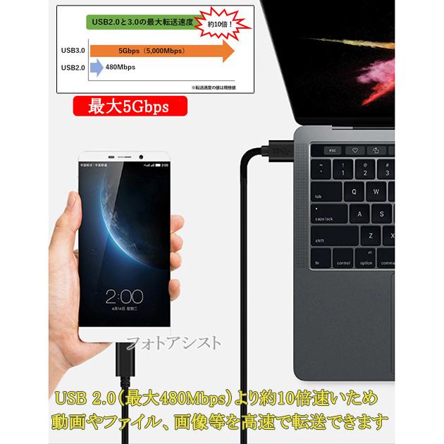 【互換品】その他メーカー対応 Part4  2.1AアダプターとUSB3.0 Type-Cケーブル  A-C  2m  充電セット　送料無料【メール便の場合】｜kou511125｜15