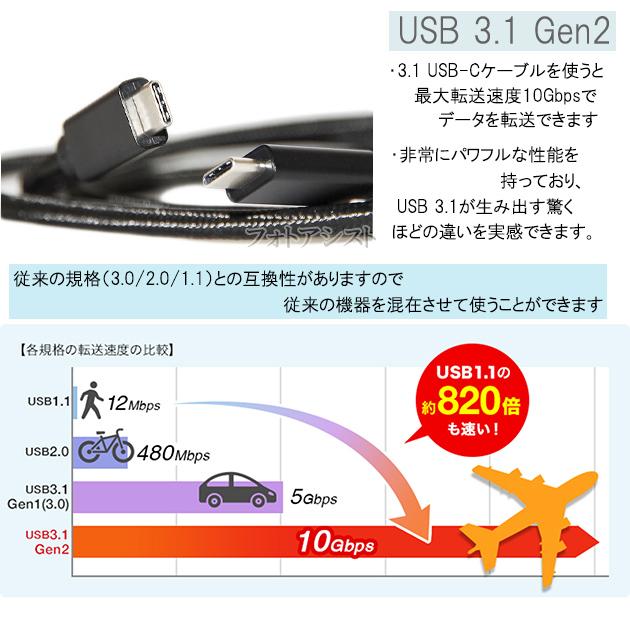 Google Pixel 【互換品】 グーグル 対応 2m USB-C - ケーブル ブラック 