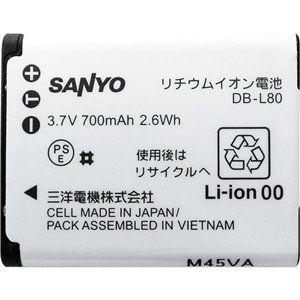 SANYO サンヨー DB-L80 バッテリーパック 純正品 送料無料【メール便の場合】 DBL80充電池 : フォトアシスト ヤフーショップ ...