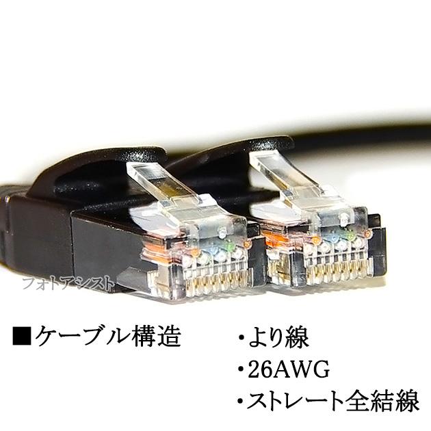 【互換品】SONY/ソニー対応 LANケーブル　カテゴリ6A準拠  5.0ｍ RJ45 丸形スタンダードタイプ  UTP  より線  Part.6　送料無料【メール便の場合】｜kou511125｜12