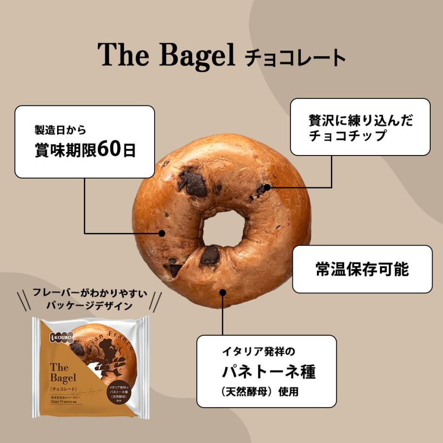 ザ ベーグル 3種セット 30個入り ベーグル 日持ちする ロングライフ パン 菓子パン KOUBO お試し商品 | KOUBO | 07