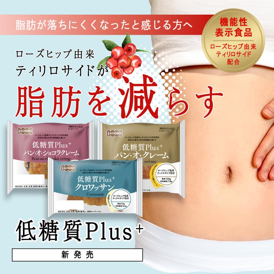 KOUBO 【体脂肪を減らす】低糖質パン 低糖質Plus マンスリーセット 30