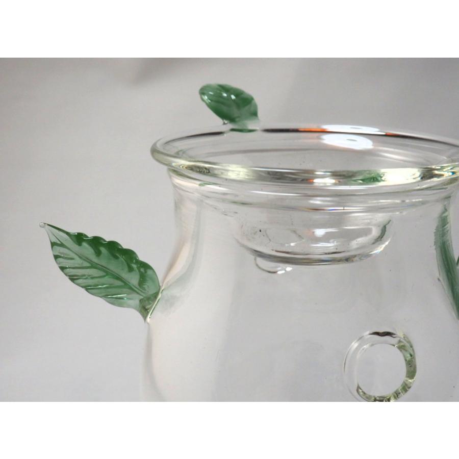 耐熱ガラス製 茶香炉 アロマポット （沈香可）「樹」沈香セット : 香木