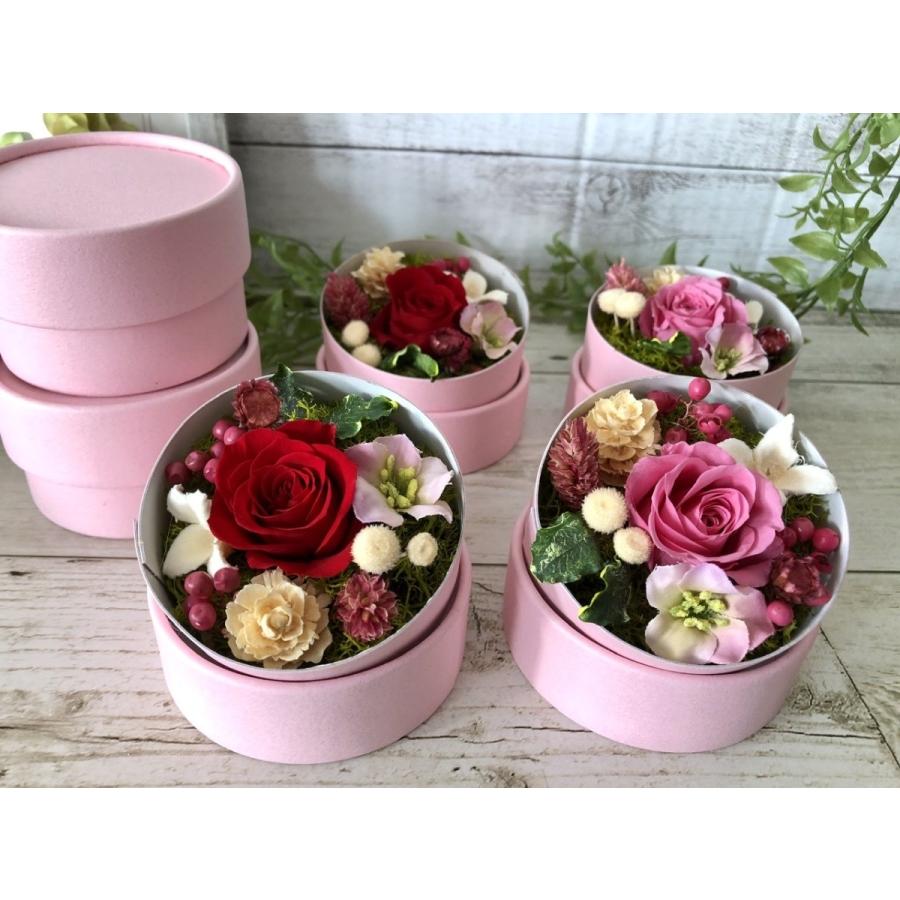 ボックスフラワー ミニ フラワーアレンジ ピンクボックス 7 5ｃｍ 丸型 プリザーブドフラワー バラ フラワーボックス Circle Petit Bf6 花工房 Fleur 通販 Yahoo ショッピング