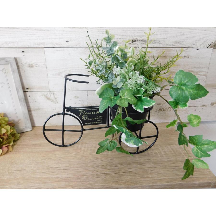 観葉植物 造花 ブリキ 自転車 サイクル フェイクグリーン アートフラワー 人口観葉植物 インテリア グリーン Ig3 花工房 Lulu Fleur 通販 Yahoo ショッピング