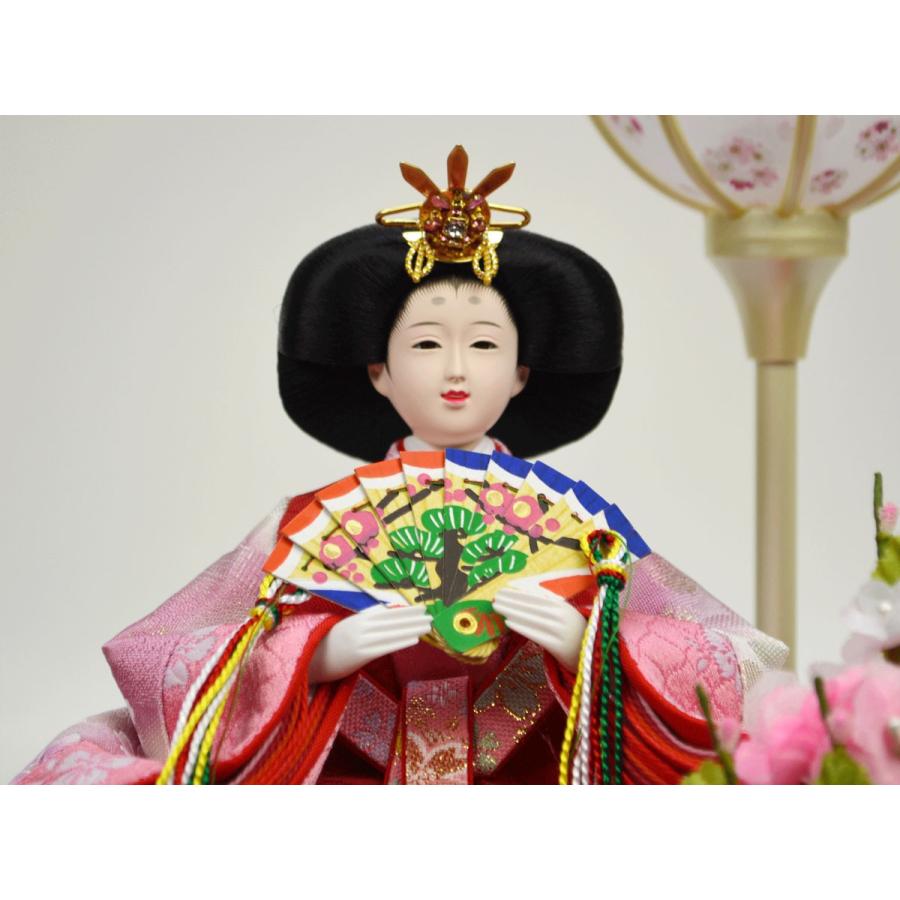 ひな人形】親王ケース飾り 『北寿』183-KT-241 紫暈しにしだれ桜