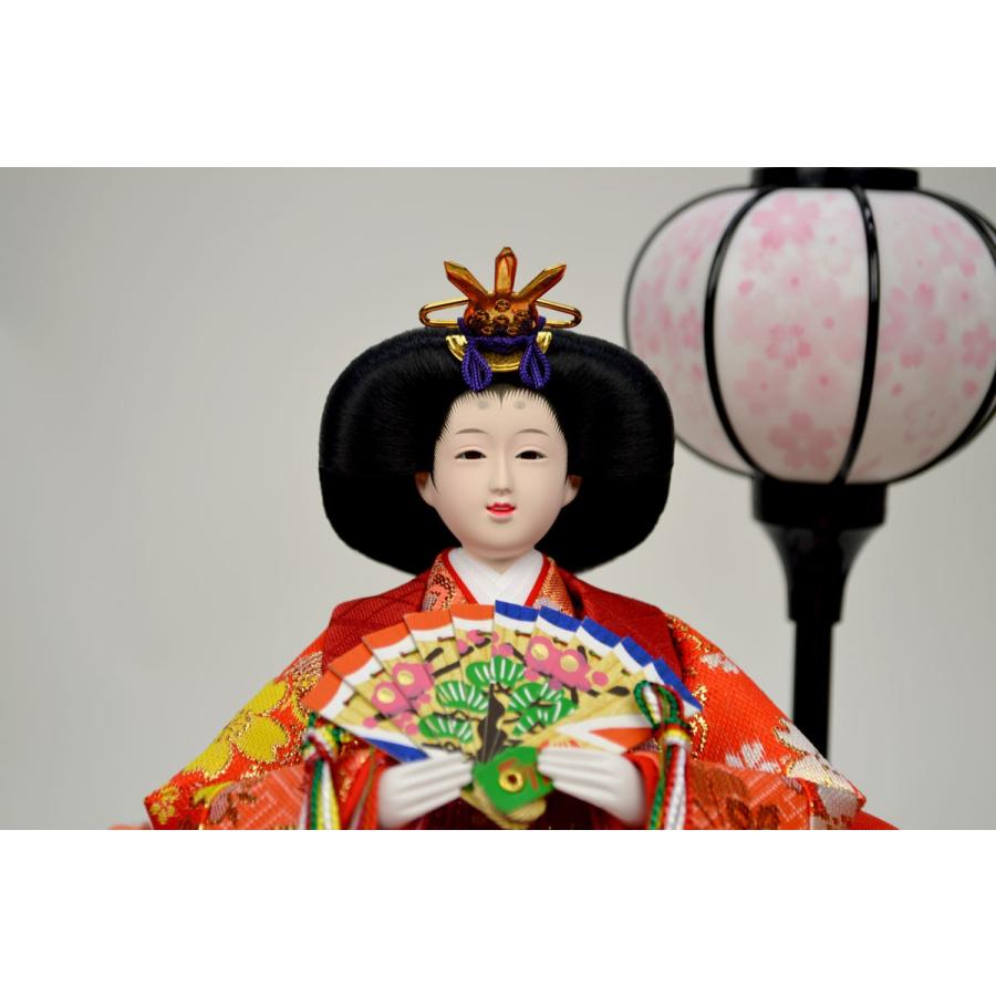 【ひな人形】親王ケース飾り 『北寿』193-KT-238 紗季　※アクリルケースなので軽くて安心！　※オルゴール・モーセン付き_2