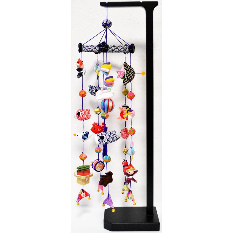 鯉のぼり 吊るし飾り【北寿】5-C01 つるし飾り ※ちりめん製 : 人形工房