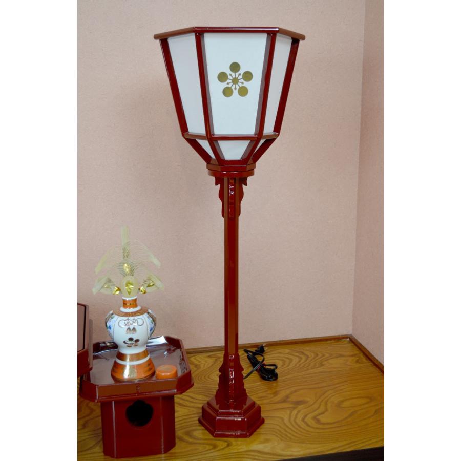 天神様】朱塗り道具セット（大） 雪洞：大 ※PSE対応 檜（ひのき）三宝