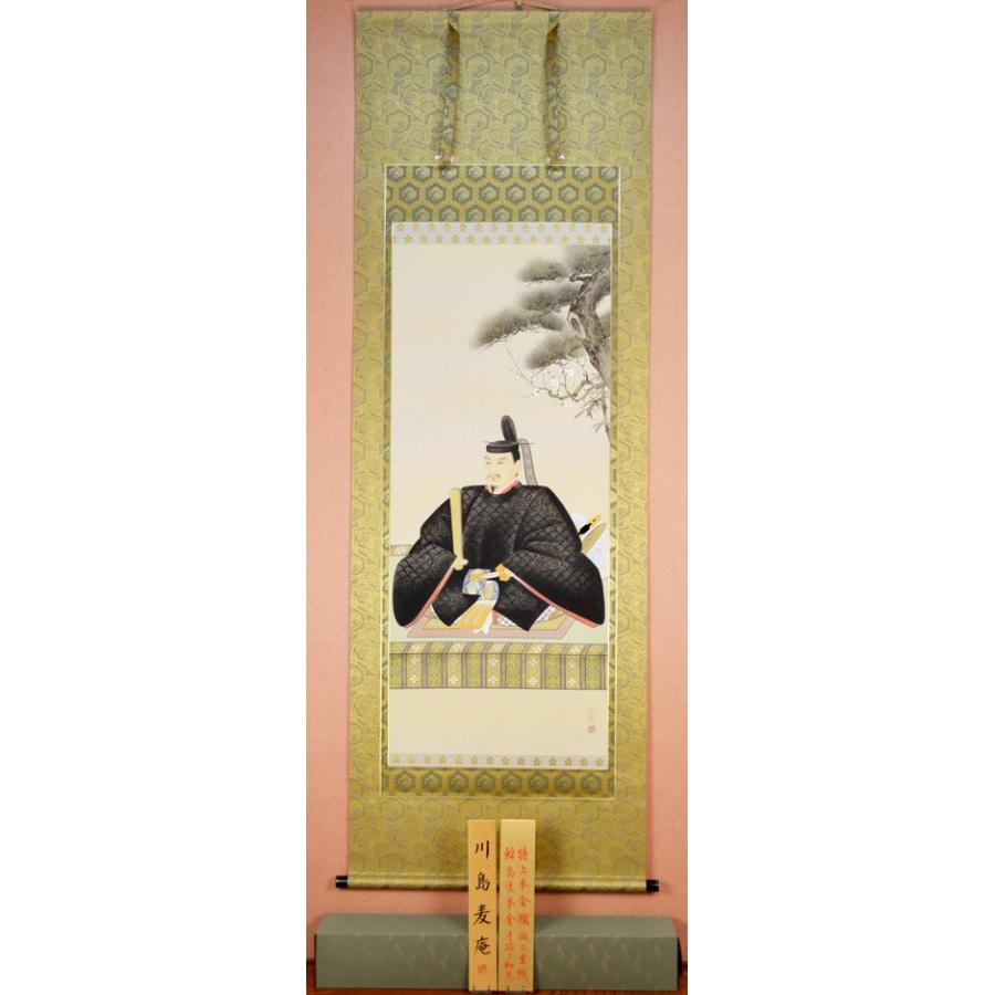 天神様】尺八立『菅原道真公』 川島 麦庵（かわしま ばくあん）画伯