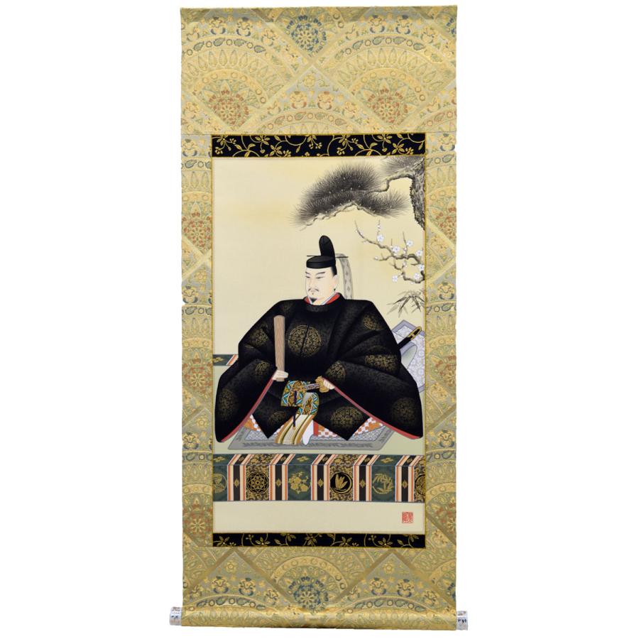 天神様】ミニ掛け軸 尺巾アンドン『菅原道真公』田島 翆峰（たじま