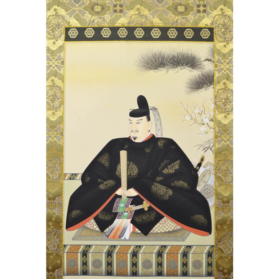 天神様】ミニ掛け軸 尺巾アンドン『菅原道真公』北条 静香 天神様】ミニ掛け軸 尺巾アンドン『菅原道真公』北条 静香