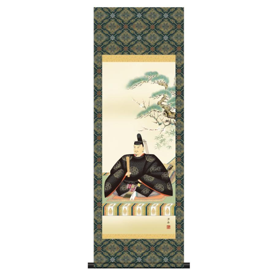天神様】ミニ掛け軸 『菅原道真公』小野 洋舟(おの ようしゅう 天神様】ミニ掛け軸 『菅原道真公』小野 洋舟(おの ようしゅう