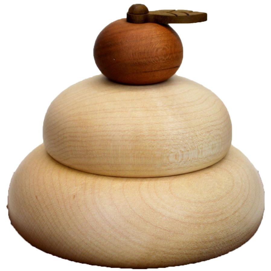 鏡餅】木製鏡もち 餅部分は天然木ハードメイプル材を使用！ ※天然木の