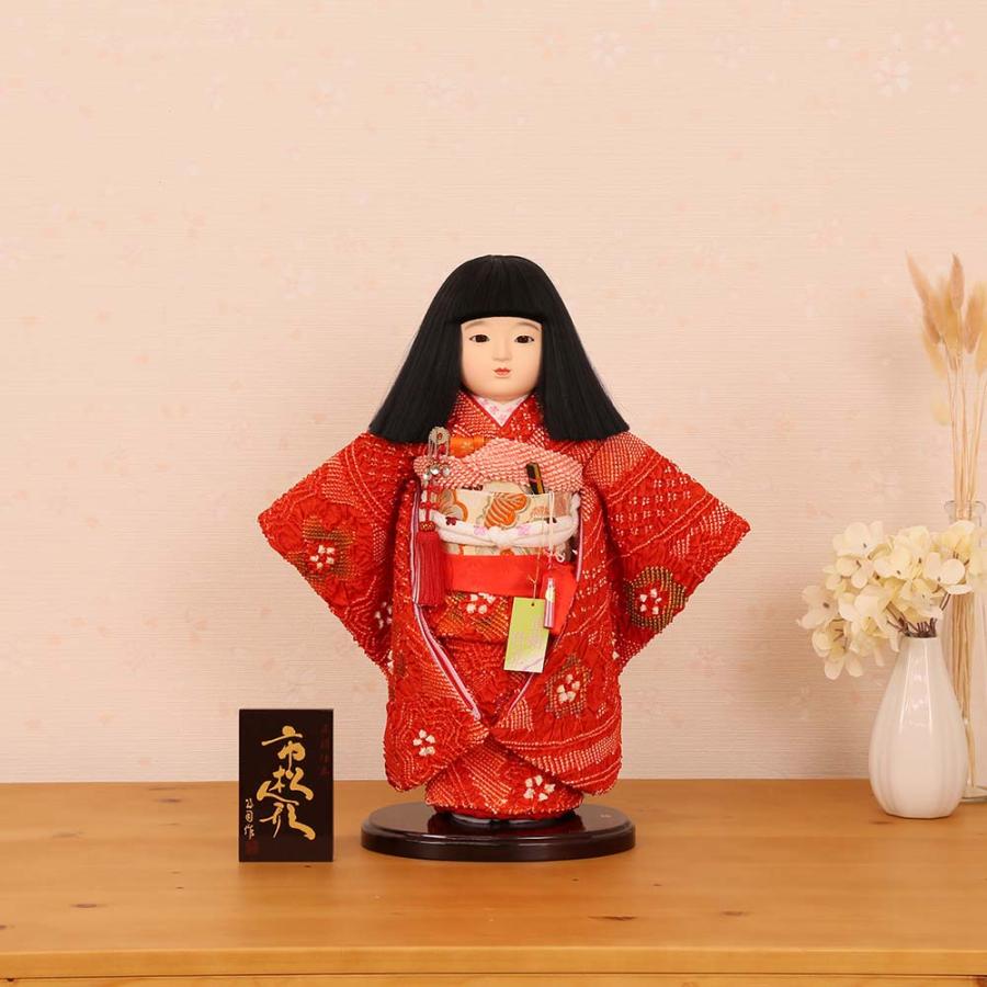 市松人形 齊藤公司作 10号 愛ちゃん 正絹絞り 10l-100a-j 雛人形